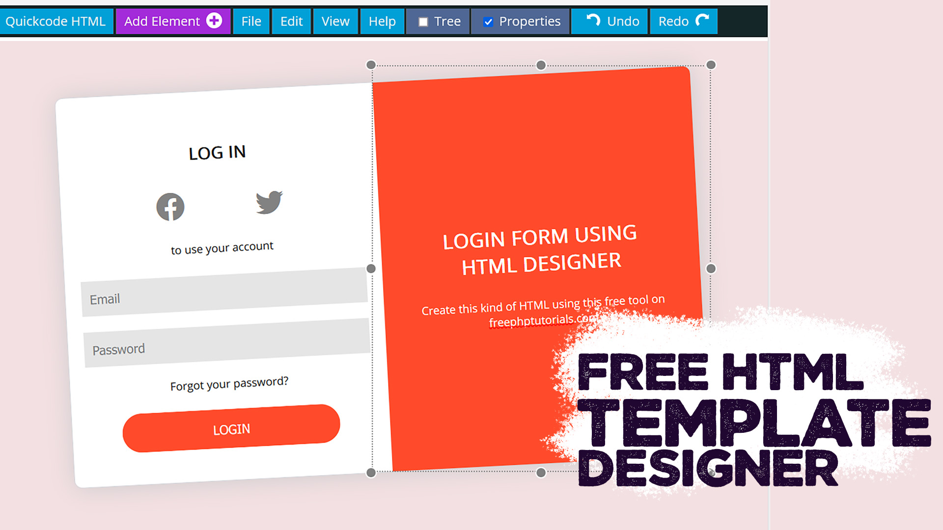 Cool login page design Free PHP Tutorials 1000+ Free HTML Templates